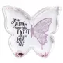 Hama Butterfly viengubas paveikslėlio rėmelis Rožinis, Skaidrus