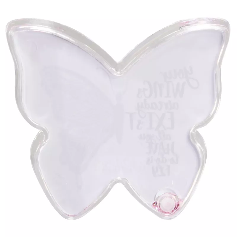 Hama Butterfly viengubas paveikslėlio rėmelis Rožinis, Skaidrus
