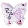 Hama Butterfly viengubas paveikslėlio rėmelis Rožinis, Skaidrus