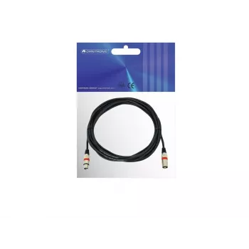 Garso kabelis XLR 3 kontaktų Omnitronic 3022052R 7,5 m Juodas
