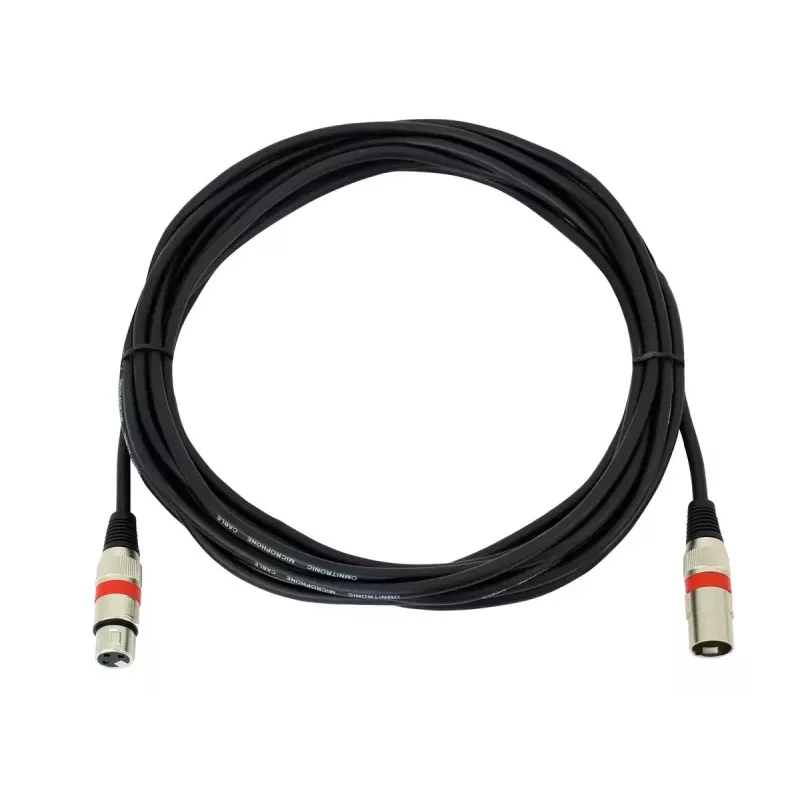 Garso kabelis XLR 3 kontaktų Omnitronic 3022052R 7,5 m Juodas