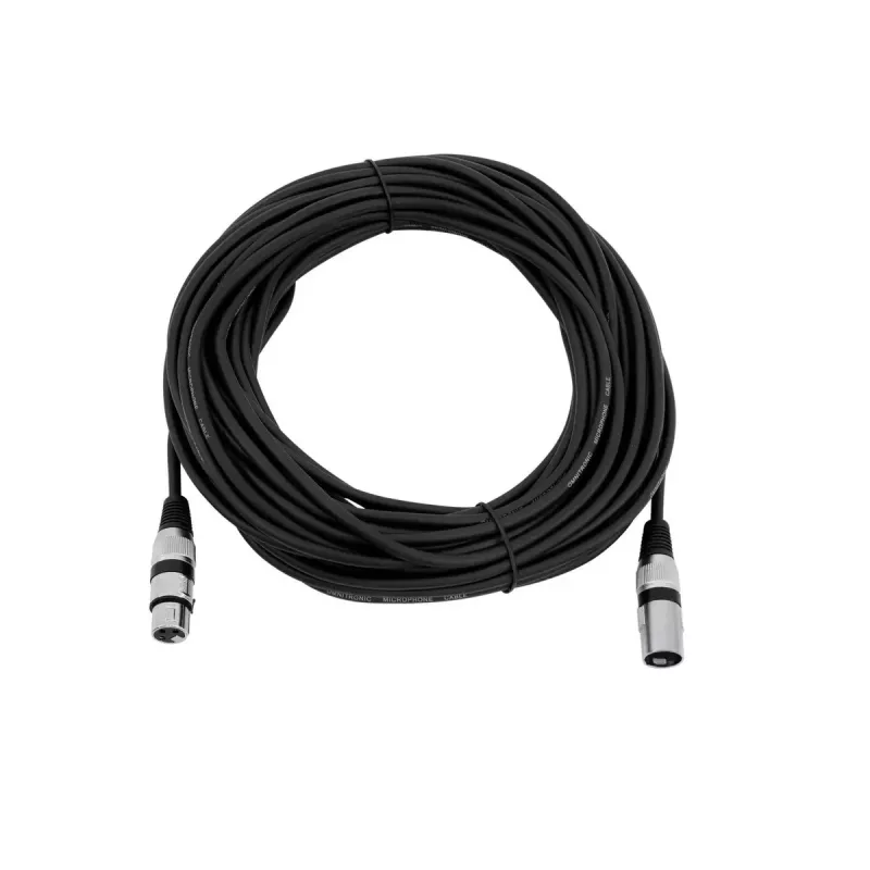 Audio laidas Omnitronic 3022058N 20 m XLR (3 kontaktų) juodas