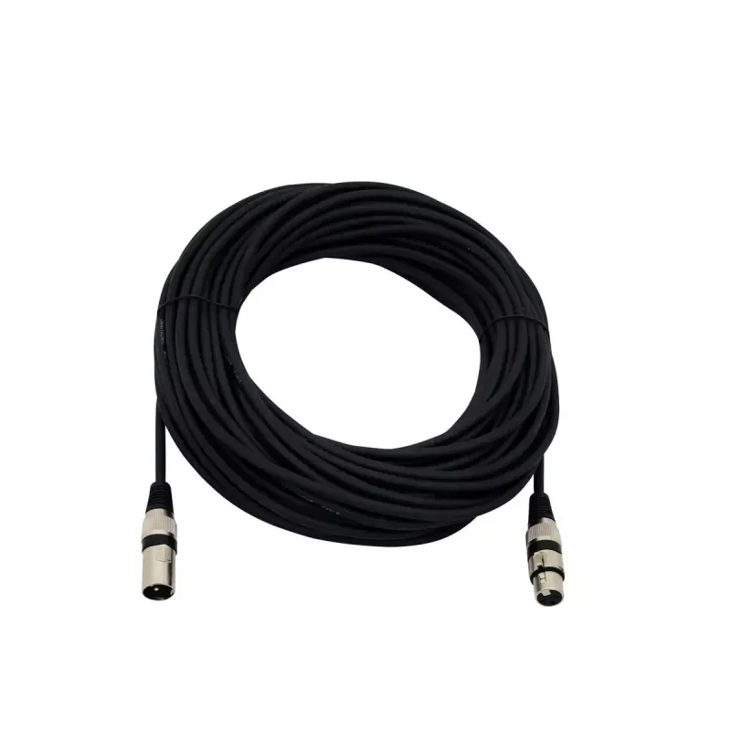 Audio laidas Omnitronic 30220590 25 m XLR 3 kontaktų juodas