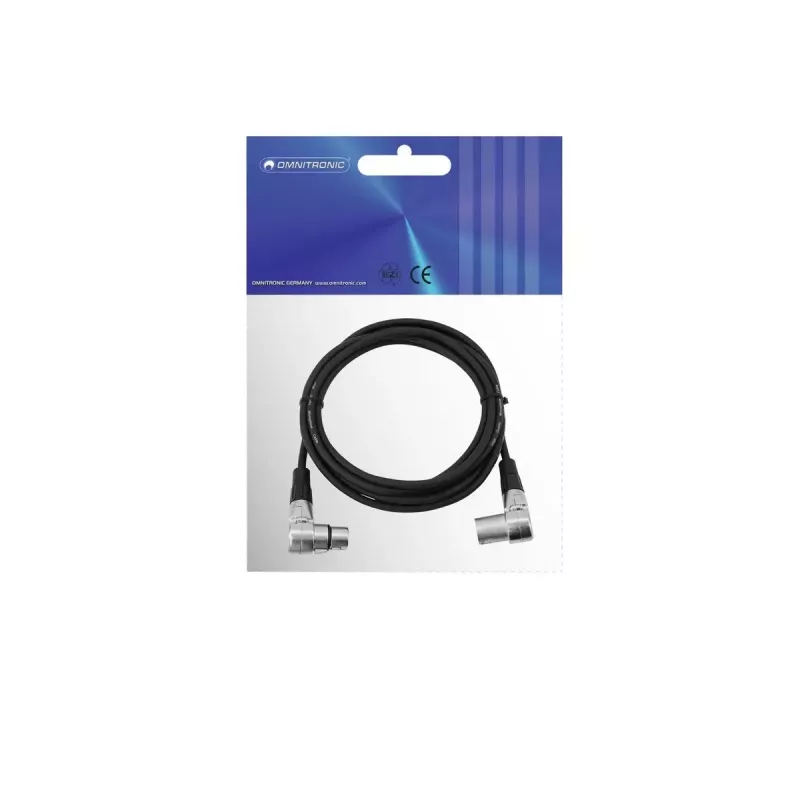 Garso kabelis XLR 3 kontaktų Omnitronic 30220632