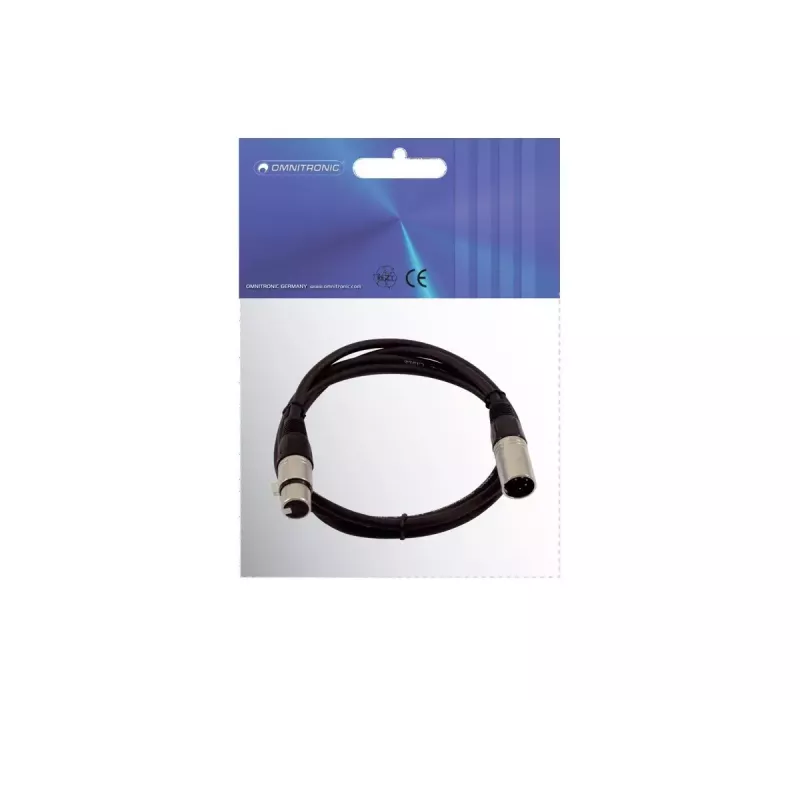 5 kontaktų XLR garso laidas Omnitronic 30220765