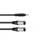 Garso kabelis 3 m Omnitronic 30225157