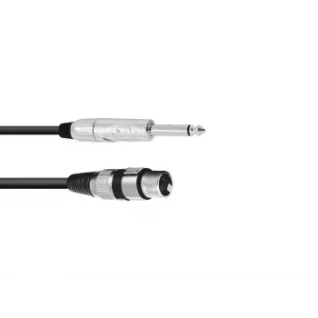 Garso kabelis Omnitronic 30225170 5 m XLR 3 kontaktų 6,35 mm juodas