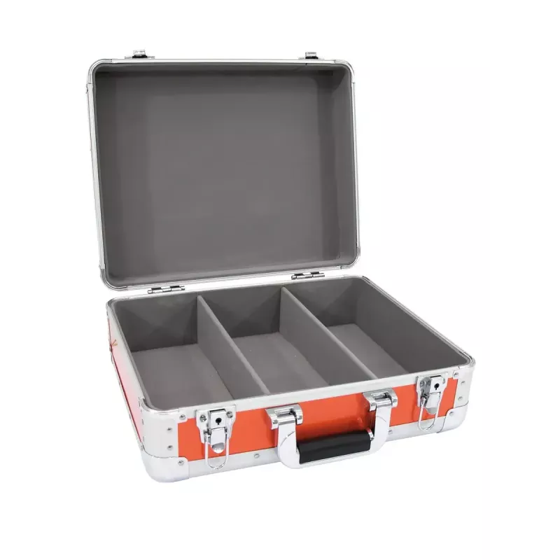 Kietas dėklas Roadinger 3012205A plokštelėms Raudonas 425x380x175 mm