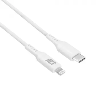 ACT USB 2.0 įkrovimo/duomenų kabelis USB-C kištukas - Lightning kištukas 1 metras, MFI sertifikuotas