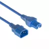 ACT maitinimo laidas C14 - C15 mėlynas 1,2 m IEC C14 250V 10A