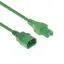 Maitinimo kabelis ACT AK5306 1,2 m IEC C14 – IEC C15 250 V 10 A
