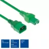 ACT Powercord C14 - C15 žalias 2 m laidas H05RN-F 250V 10A