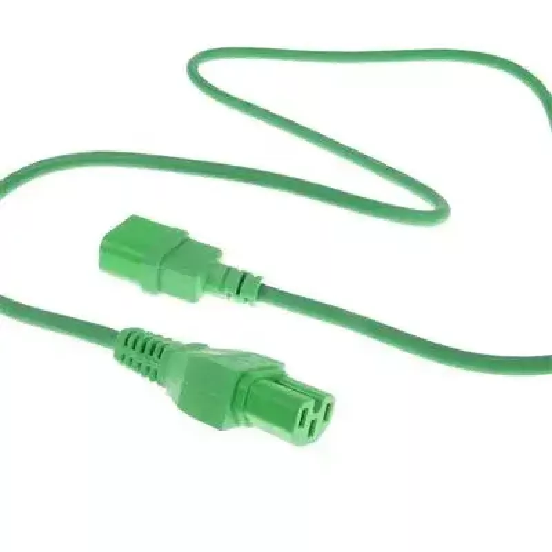 ACT Powercord C14 - C15 žalias 2 m laidas H05RN-F 250V 10A