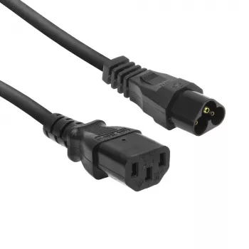 ACT maitinimo laidas C6 - C13 juodas 0,2 m 250 V 2,5 A