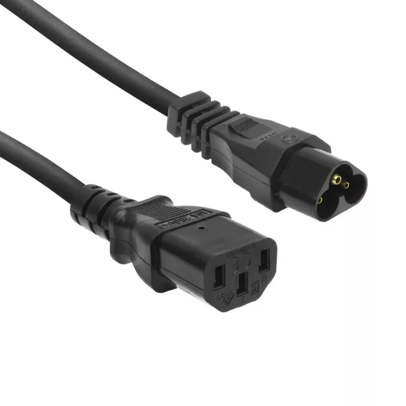 ACT maitinimo laidas C6 - C13 juodas 0,2 m 250 V 2,5 A