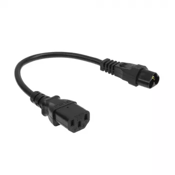 ACT maitinimo laidas C6 - C13 juodas 0,2 m 250 V 2,5 A