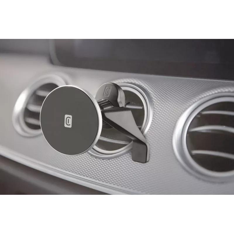 Cellularline Touch Mag Air Vents automobilinis magnetinis laikiklis išmaniesiems telefonams, skirtas MagSafe sistemai