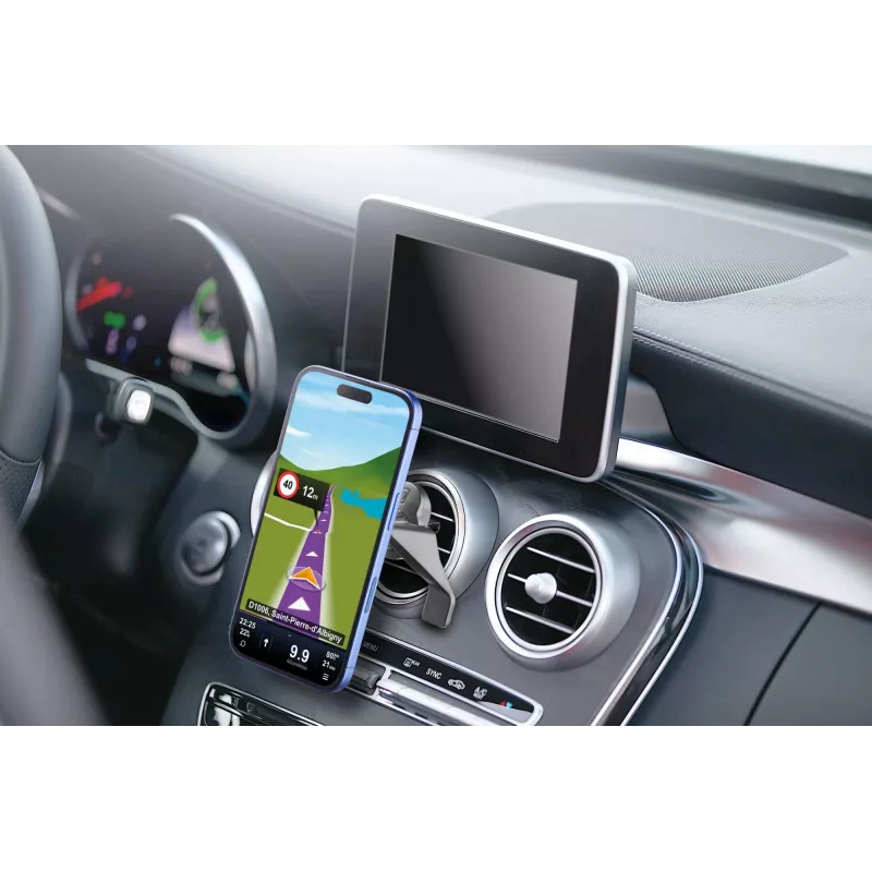 Cellularline Touch Mag Air Vents automobilinis magnetinis laikiklis išmaniesiems telefonams, skirtas MagSafe sistemai