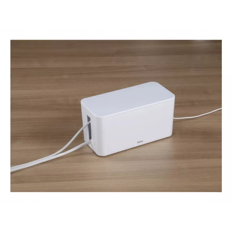 Hama Mini stalviršio/grindų kabelių dėžutė balta