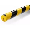 Wall Corner Guard Durable 1126130 Rounded Polyurethane Juoda Geltona 1000mm