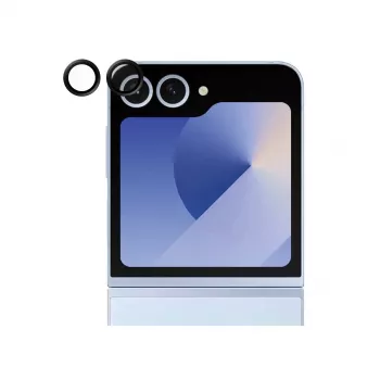 Fotoaparato objektyvo apsauga PanzerGlass SAFE. Samsung Galaxy Z Flip6, juoda, atspari įbrėžimams ir smūgiams