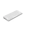 Hama WK-500 klaviatūra, skirta namams/biurui, bevielė, RF + Bluetooth, QWERTZ, vokiečių k., pilka, balta