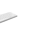 Hama WK-500 klaviatūra, skirta namams/biurui, bevielė, RF + Bluetooth, QWERTZ, vokiečių k., pilka, balta