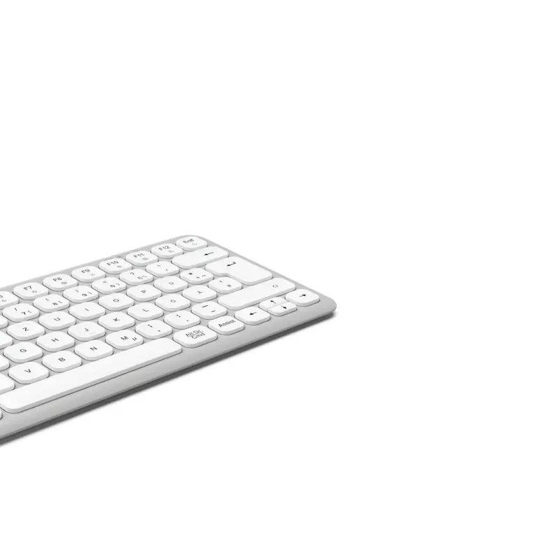 Hama WK-500 klaviatūra, skirta namams/biurui, bevielė, RF + Bluetooth, QWERTZ, vokiečių k., pilka, balta