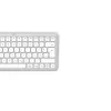 Hama WK-500 klaviatūra, skirta namams/biurui, bevielė, RF + Bluetooth, QWERTZ, vokiečių k., pilka, balta