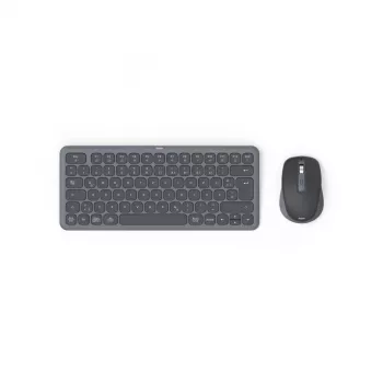Hama WKM-500 klaviatūra Pelė įtraukta Namams/Biurui RF belaidis + Bluetooth QWERTZ juoda