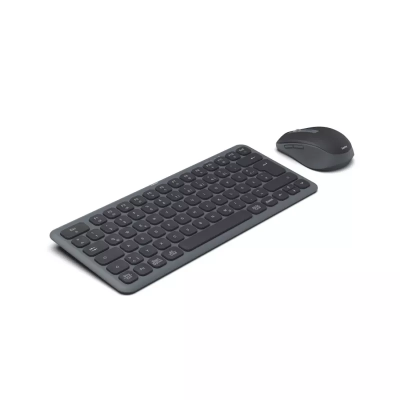 Hama WKM-500 klaviatūra Pelė įtraukta Namams/Biurui RF belaidis + Bluetooth QWERTZ juoda