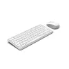Hama WKM-500 klaviatūra Pridedama pelė Namams USB + RF belaidis + Bluetooth QWERTZ vokiečių Pilka, Balta