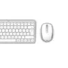Hama WKM-500 klaviatūra Pridedama pelė Namams USB + RF belaidis + Bluetooth QWERTZ vokiečių Pilka, Balta