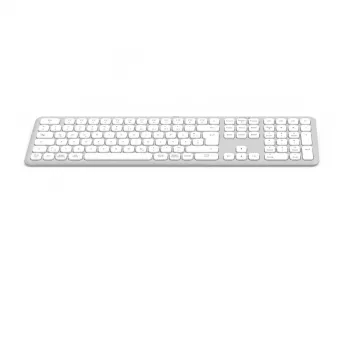 Hama WK-550 klaviatūra Namų/Biuro RF Wireless + Bluetooth QWERTZ vokiška Pilka, Balta