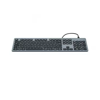 Hama CK-400 klaviatūra Namai/Biuras USB QWERTZ vokiška Juoda, Tamsiai pilka