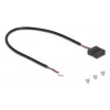 DeLOCK 64344 vidinis M.2 adapteris, kištukinis, juodas, 22x80x5 mm