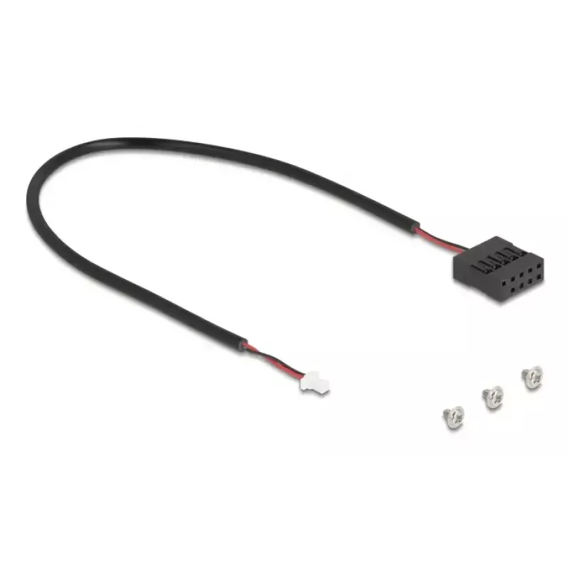 DeLOCK 64344 vidinis M.2 adapteris, kištukinis, juodas, 22x80x5 mm