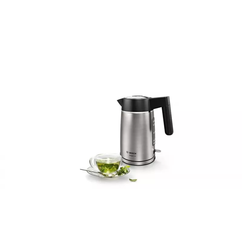 Bosch TWK5P480 elektrinis virdulys 1,7 l 2400 W Juoda, Nerūdijantis plienas