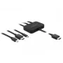 Vaizdo kabelio adapteris DeLOCK 85830 HDMI Type A HDMI Mini DisplayPort USB Type-C juoda