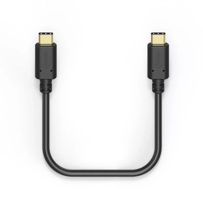 Hama 00187294 USB laidas USB 2.0 1,5 m USB C juodas