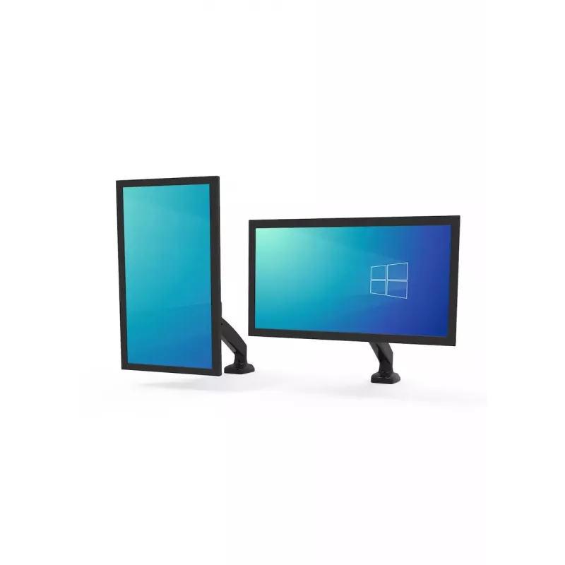 Monitoriaus laikiklis Port Designs 901104 81.3 cm juodas spaustukas VESA 75x75 100x100