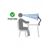 Monitoriaus laikiklis Port Designs 901104 81.3 cm juodas spaustukas VESA 75x75 100x100