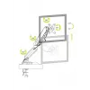 Monitoriaus laikiklis Port Designs 901104 81.3 cm juodas spaustukas VESA 75x75 100x100