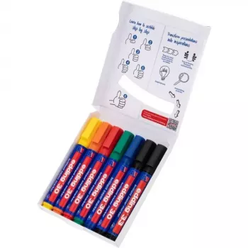 Nuolatinis žymeklis Edding Colourful Flipchart Kit Asorti 7 vnt.