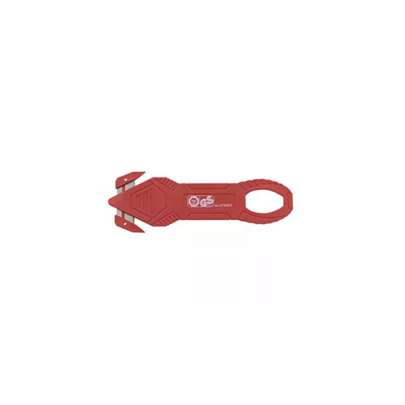 Wedo plėvelės pjaustytuvas raudonas Wedo 44 mm plotis 132 mm ilgis 4 mm storis