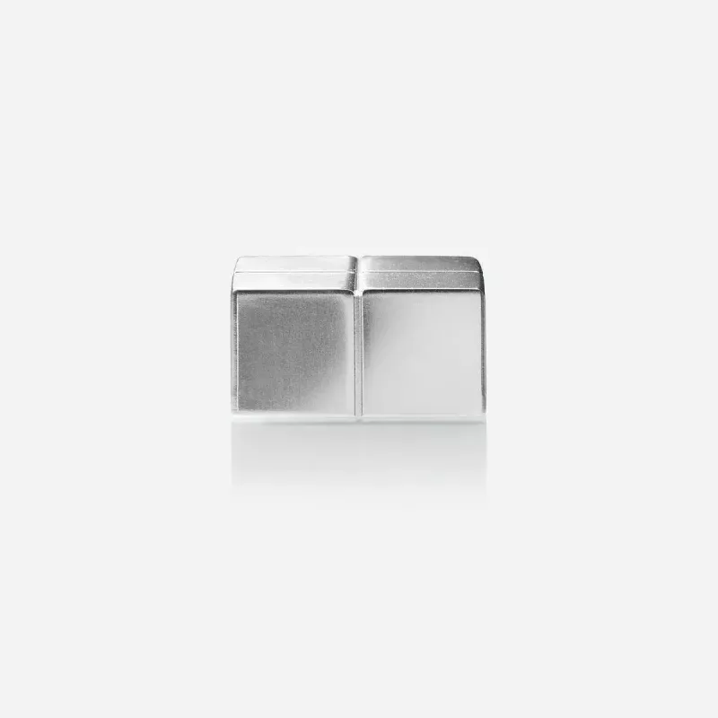 Kūrybinis magnetas kvadratinis Sigel BA705 neodimio sidabrinis 20x20x10 mm