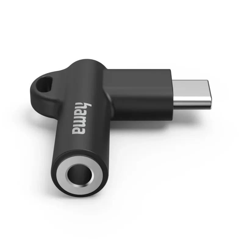 Hama 00201701 kabelio lyties keitiklis USB-C 3,5 mm juodas