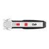 Utility Knife Wedo 78 888 Juoda Raudona Sidabrinė Snap-off Geležtė 50mm Plotis 175mm Ilgis