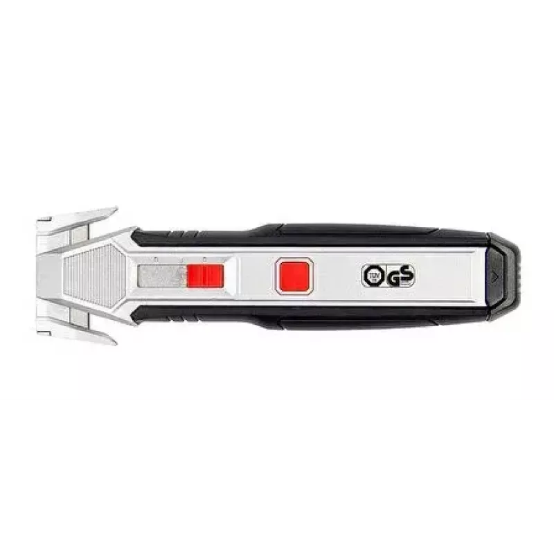 Utility Knife Wedo 78 888 Juoda Raudona Sidabrinė Snap-off Geležtė 50mm Plotis 175mm Ilgis