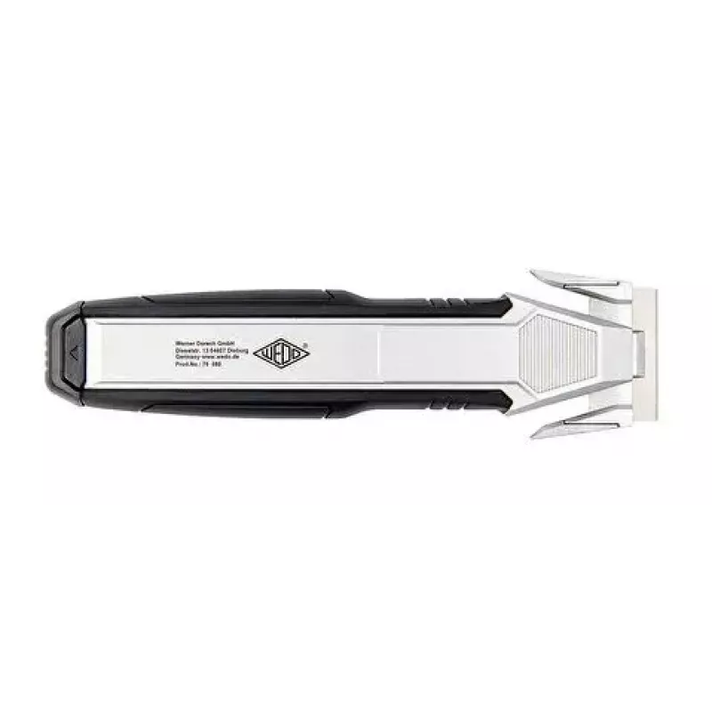 Utility Knife Wedo 78 888 Juoda Raudona Sidabrinė Snap-off Geležtė 50mm Plotis 175mm Ilgis